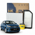KIT FILTROS KIA SOLUTO 2019-2026 ACEITE/AIRE/POLEN HK